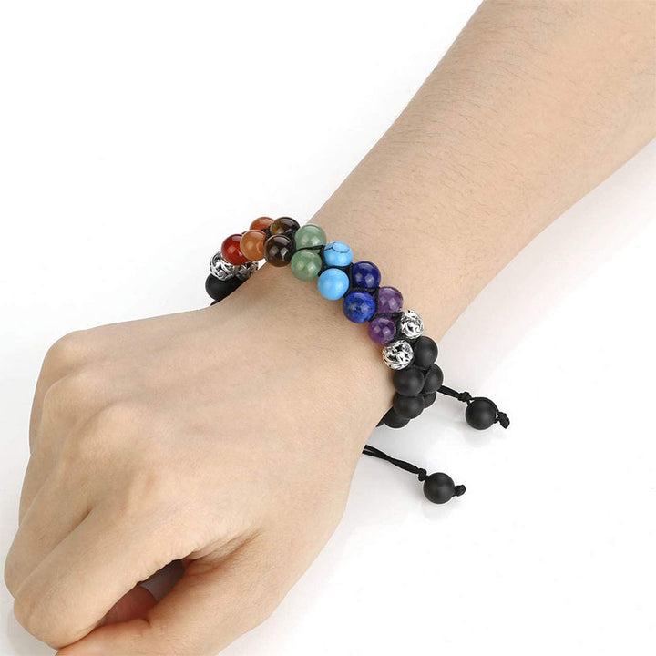 Pulsera de sanación de chakras con orgón de Olivenorma 