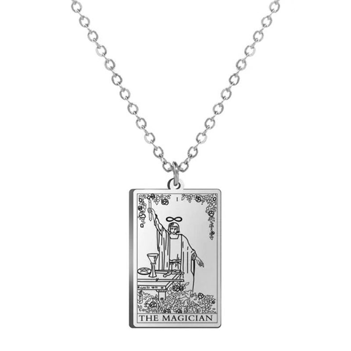 Collares de tarot de acero inoxidable de Olivenorma