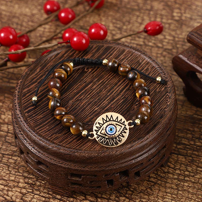Pulsera de protección contra el mal de ojo de tigre