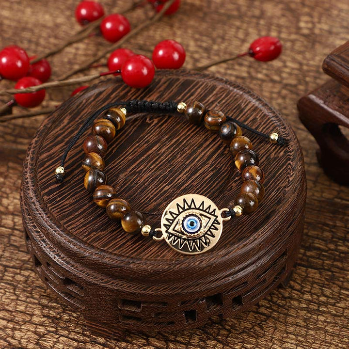 Pulsera de protección contra el mal de ojo de tigre
