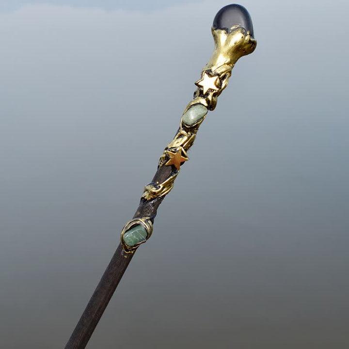 Varitas de cristal de hadas de la luna y el sol de Olivenorma