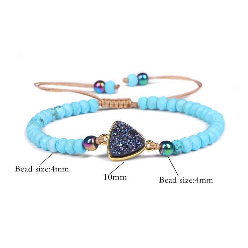 Pulsera de cristal natural facetado Olivenorma 