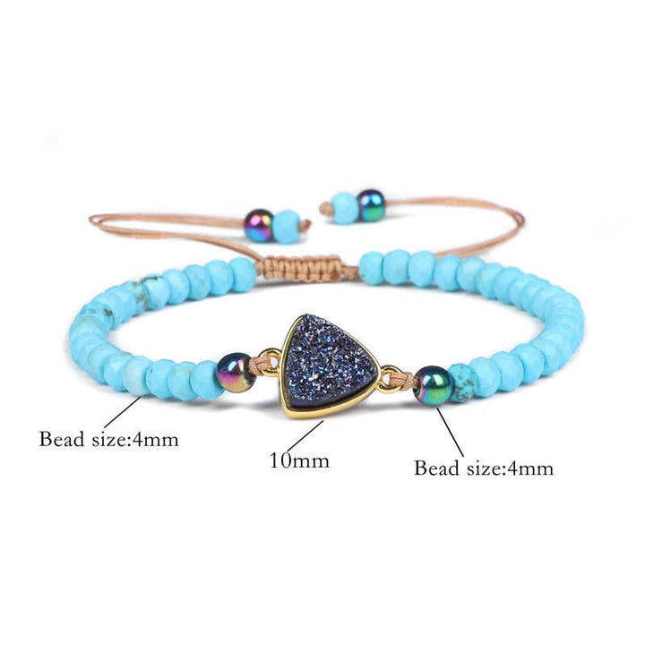 Pulsera de cristal natural facetado Olivenorma 