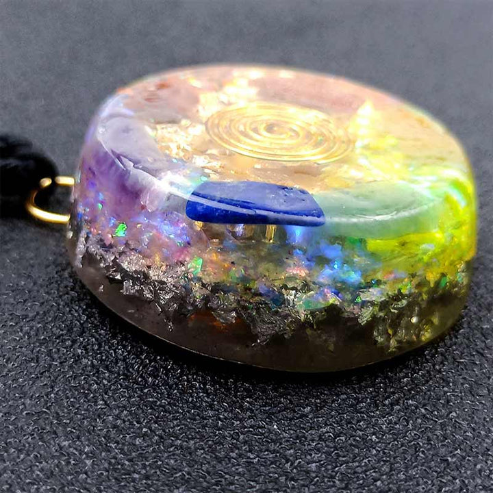 Collar de orgón con chakras de Olivenorma 