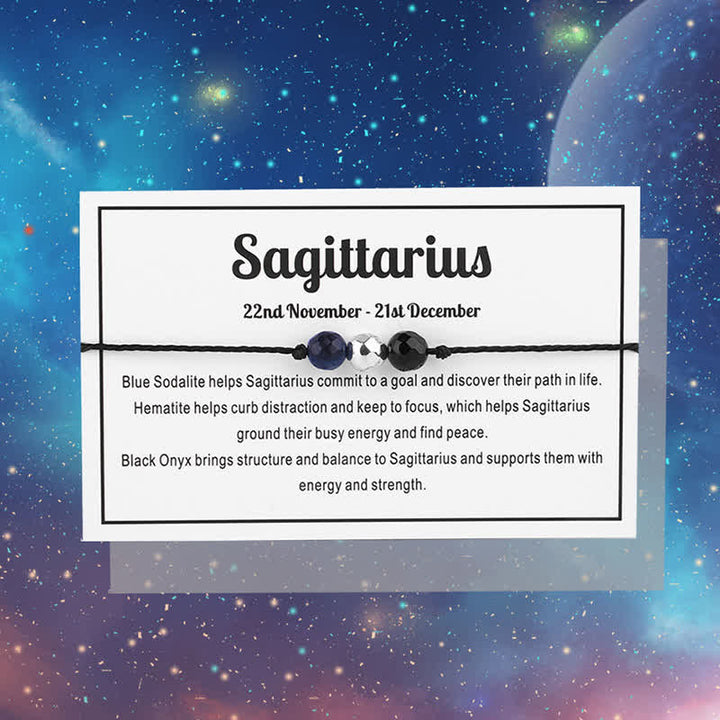 Pulsera mágica de 12 estrellas con cuentas de cristal.