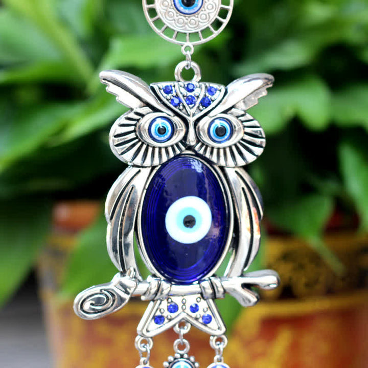 Amuleto de protección para el mal de ojo y el búho de Olivenorma para decoración de pared