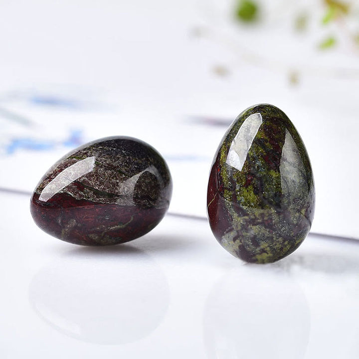 Huevos de cristal naturales energéticos de Olivenorma 