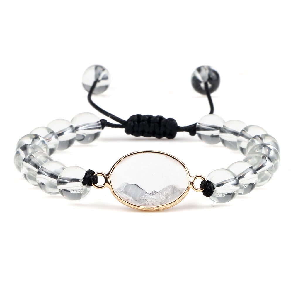 Pulsera de cuentas de opalita con piedra de ojo de gato de Olivenorma