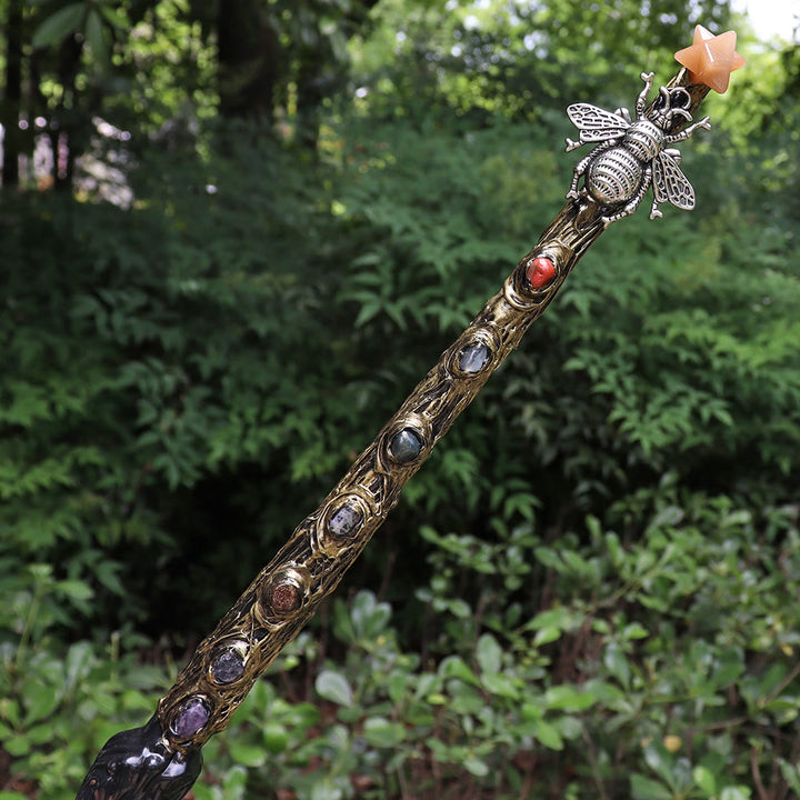Varitas de cristal Merkaba de chakras naturales de Olivenorma
