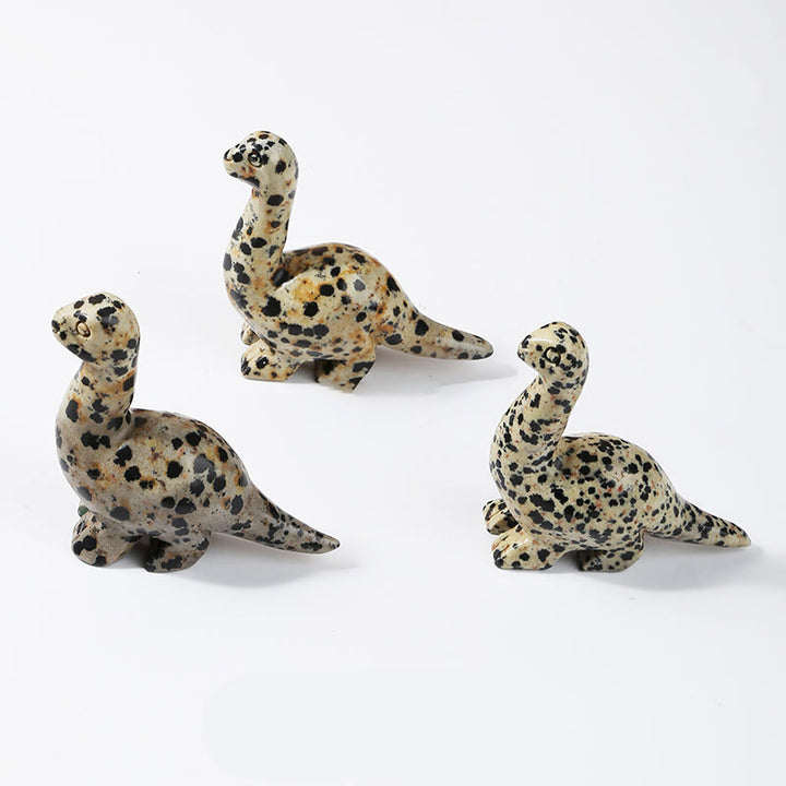Adorno para el hogar con forma de dinosaurio de cristal de 2,5 pulgadas de Olivenorma
