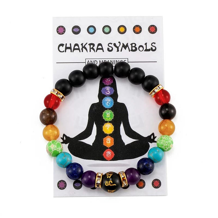 Pulsera de cristales naturales para aliviar la ansiedad de Olivenorma 