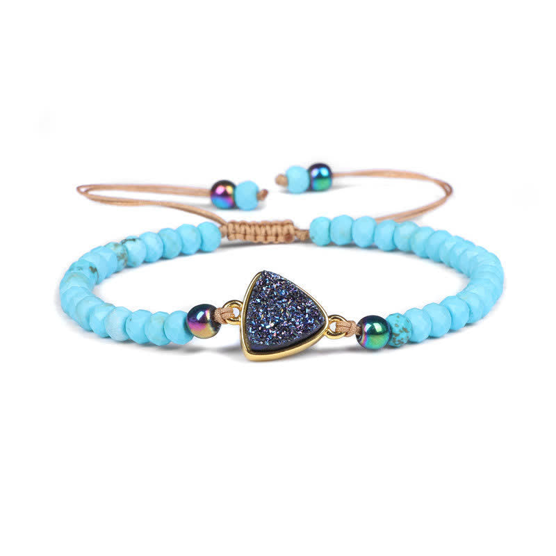 Pulsera de cristal natural facetado Olivenorma 