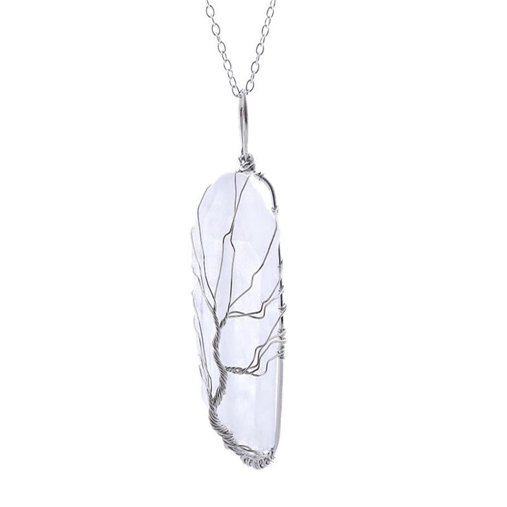 Olivenorma"Energía vital" - Collar de cristal del árbol de la vida