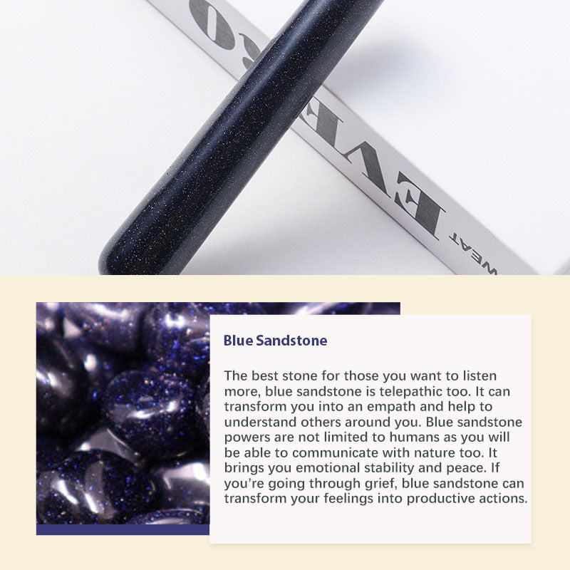 Varitas de cristal curativas con cristales naturales Olivenorma