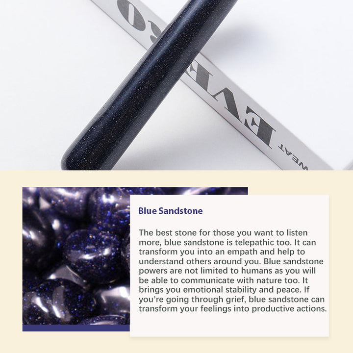 Varitas de cristal curativas con cristales naturales Olivenorma